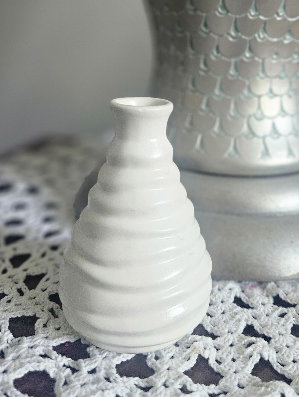 Vintage 4-1/2" PartyLite White Vase